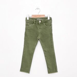 Zara Kids Olive Green Denim Pants